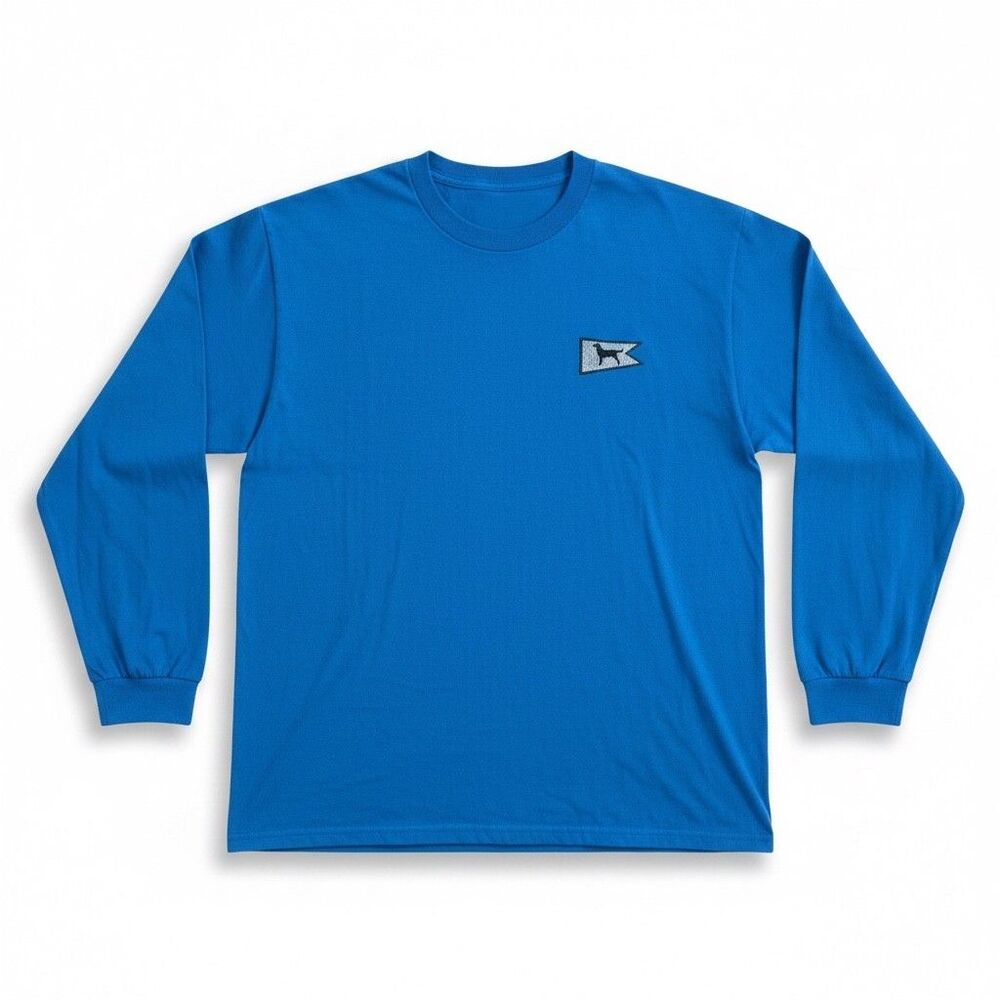The Black Dog Martha's Vineyard Mens XXL Blue Long Sleeve Graphic T Shirt